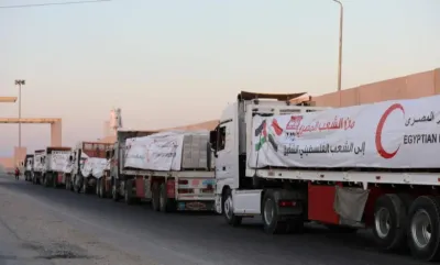 العاصفه نيوز اخبار اليمن الان عبور الدفعة التاسعة مساعدات معبر اخبار اليمن الان الحدث اليوم عاجل العاصفه نيوز