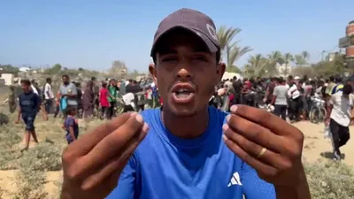 cnn عربي اخبار اليمن الان فلسطينيون يدينون الإذلال مطاردة المساعدات اخبار اليمن الان الحدث اليوم عاجل cnn عربي