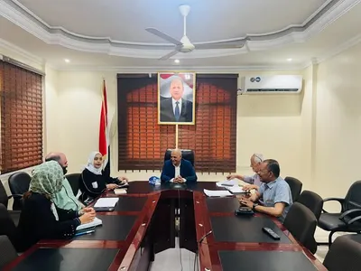 عرب تايم اخبار اليمن الان الوزير الشرجبي يناقش التحضيرات المياه اخبار اليمن الان الحدث اليوم عاجل عرب تايم