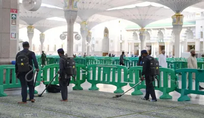 الجيل اخبار اليمن الان يعملون نظافة المسجد النبوي المصلين اخبار اليمن الان الحدث اليوم عاجل الجيل
